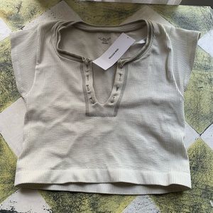 Urban outfitters white crop top